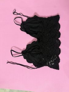 Zara Black Lace Cami Top