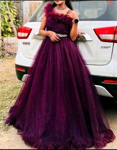 Stunning mehroon Ethnic Gown