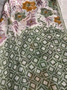 Floral Print Saree