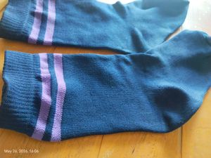 Blue Crew Socks with Stripes any one pair