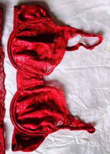 Lace Bra and Panty Set