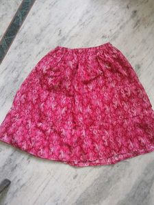 Floral Print Mini Skirt