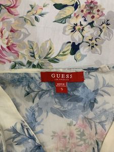 Guess Floral Ruffle Top