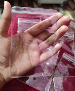 Transparent Zip Lock Plastic Pouches