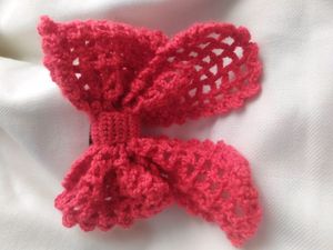 🎀 Ribbon Hair Accessories Crochet Handmade