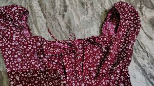Chic Floral Print Midi Dress