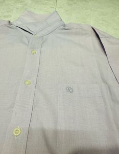 Men's Lavender Button-Up Shirt
