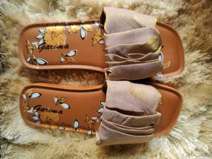 Floral Slip-On Sandals