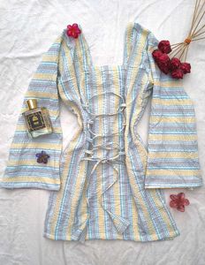corset back Striped kurti 🎀