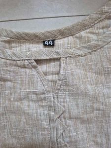 Women's Beige Kurta