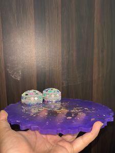 Resin Thali Purple
