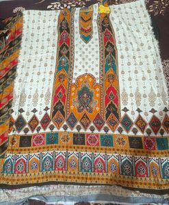 Elegant dress material with Vibrant Traditional Pr