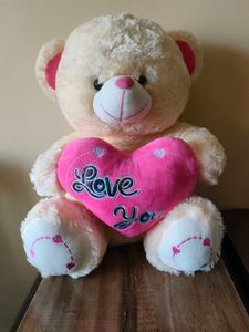 NEW Cute Teddy Bear with "Love You" Heart