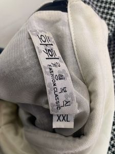 Checked Black And White Dress