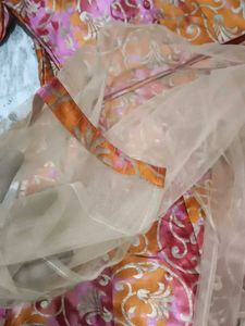 Vibrant Floral Print Lehenga Choli Set