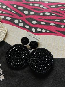 Beaded Statement Earrings Set