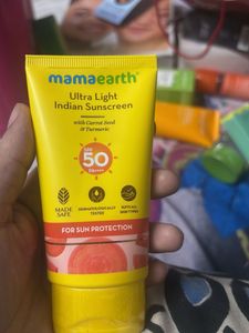 mamaearth ultra light Indian sunscreen