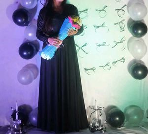 Elegant Black Full Length Gown