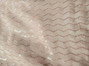 Peach Sequin suit set without dupatta