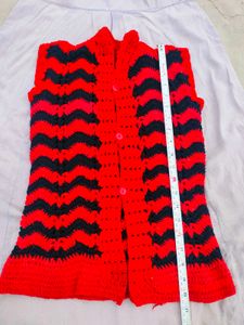 Beautiful Red Knitted Top