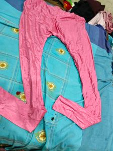 Embroidered Pink Kurta Set