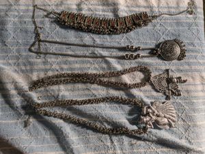 Bohemian Oxidized Silver Necklaces