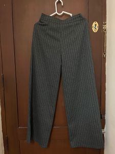 Chic Pinstripe Wide-Leg Pants