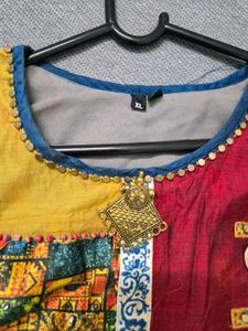 Kurta w attached skirt dress