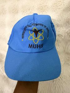 Blue Baseball Cap with Logo