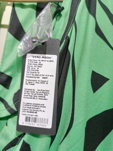 Vero Moda Mint Green Printed Dress