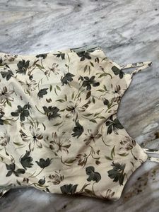 Patchwork Floral Midi Dress