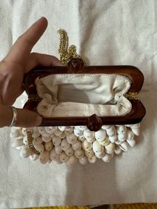 Diwaah Shell Clutch With Tags