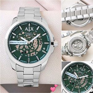 Armani Exchange Automatic Skeleton Watch