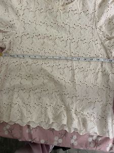 Chic White Eyelet Top