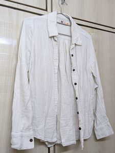 Pre-loved White Shirt from FabIndia (S)