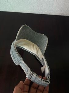 Y2K Von Dutch Denim Visor Hat
