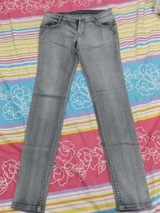 Gray Denim Jeans