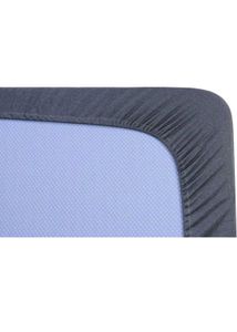 Grey Fitted Mattress Protector King Size Cotton