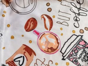 Coffee Design Crop Top