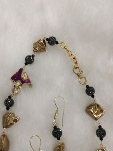 Mother Of Pearl Necklace Set