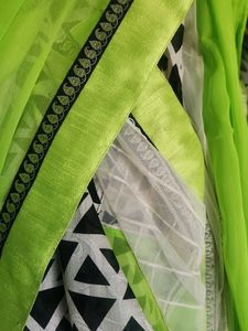 Elegant Black &amp; White and neon green