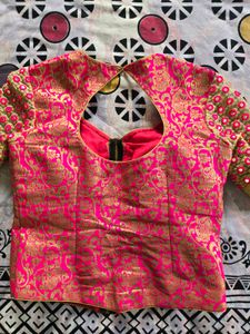 Pink &amp; Gold Blouse