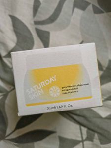 Saturday Skin Yuzu Vitamin C Sleep Mask