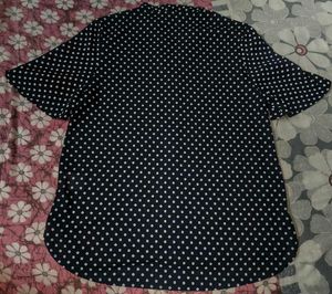 Stylish Women's Dark Blue Printed Top