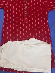 Kids cotton kurta and paijama