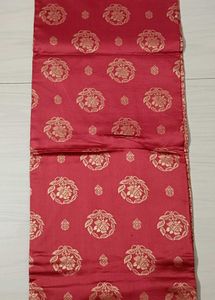 89)Elegant Red &amp; Gold Banarasi Silk Saree
