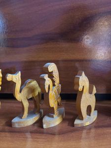 SALE/wooden showpiece set of 5