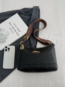White Crossbody Bag with Gold Accents