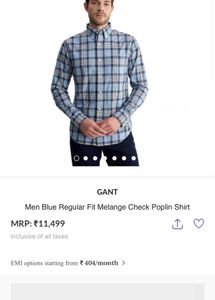 GANT Men's Plaid Button-Down Shirt