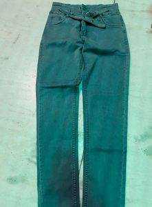 High Waisted Jeans with Belt